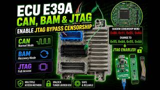 E39A CAN, BAM,JTAG explained.