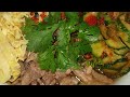 Холодный корейский суп Кук-Си. Готовил по рецепту жены. Очень вкусно 😋