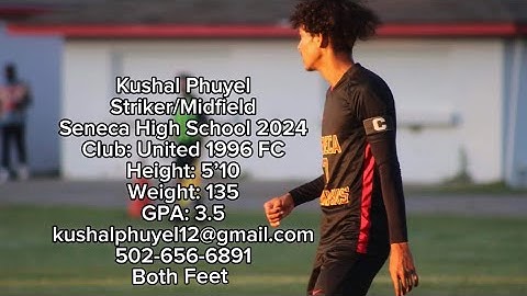 Kushal Phuyel Class of 2024 College Soccer Recruiting Highlight Video