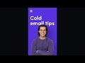 Cold Email Tips for Freelancers π