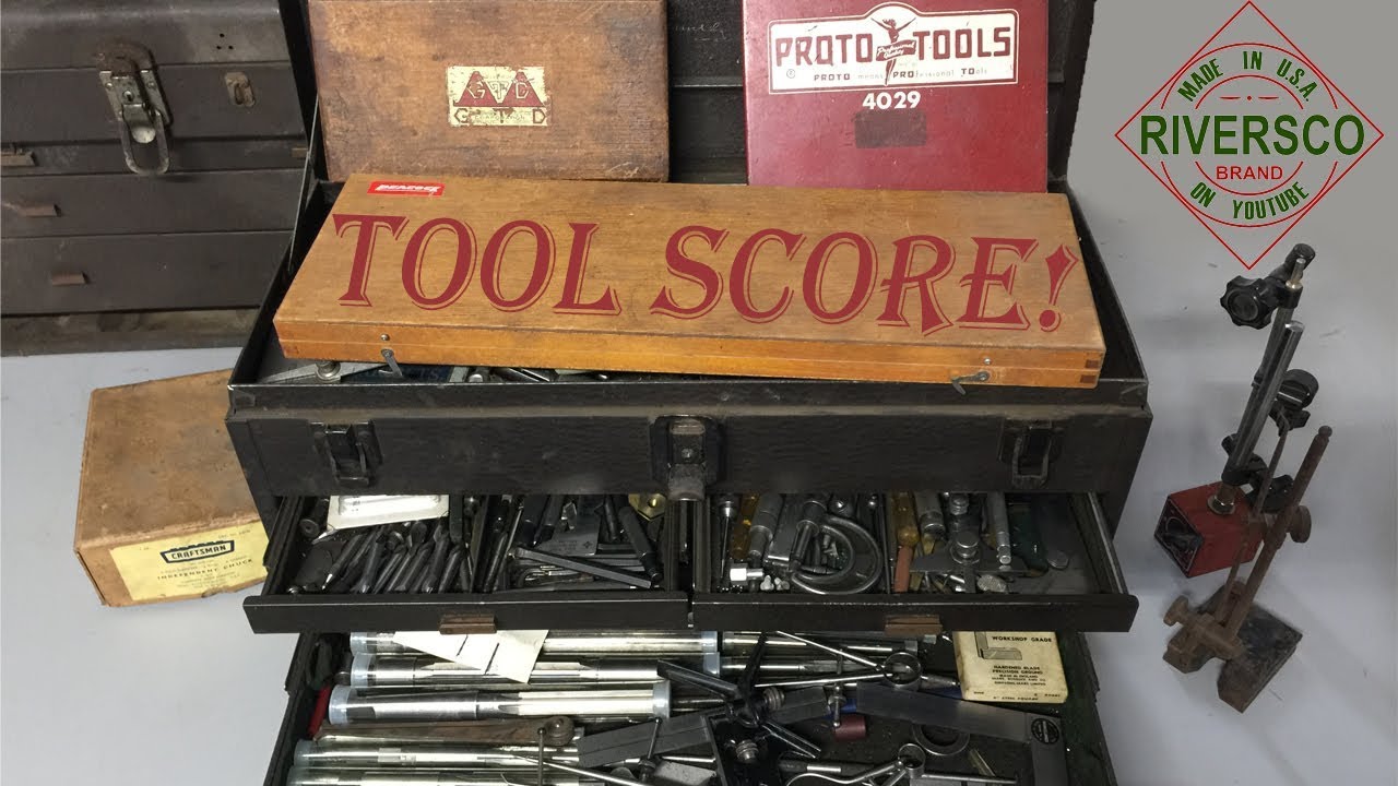 Scored!!! an Entire Machinist Collection including Lathe and Mill - YouTube