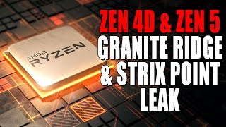 AMD Zen 4D & Zen 5 - Granite Ridge & Strix Point LEAK | New PS5 Revision Incoming?