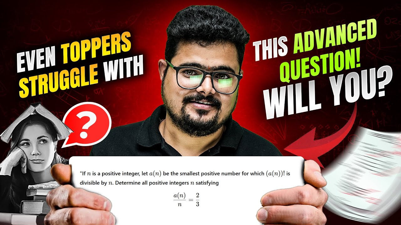 Can You Solve this Advanced Maths Question? 🫵 || Maths Olympiad ...