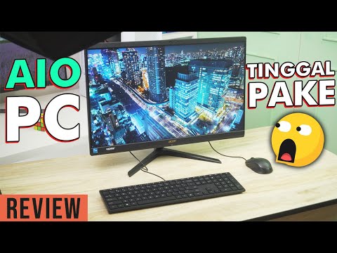 PC ALL IN ONE Murah Bisa Gaming!? Pake Intel Gen 12! - Review Acer Aspire C24 - 1700