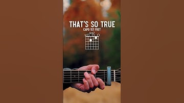 Thumbnail of That's So True Gracie Abrams Guitar Tutorial // That's So True Guitar Lesson
