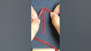 DIY Hand Sewing Tutorial How to Fix Holes in Clothes with Needle and Thread  #diy