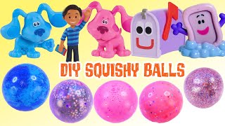 How to Make Blue&#39;s Clues &amp; You DIY Squishy Balls with Josh