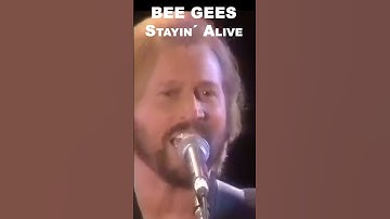 Thumbnail of BEE GEES - Staying Alive - LIVE at WMA #shorts #beegees #jivetubin #love #brothers #live #barrygibb
