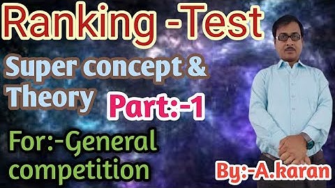 #1Ranking test||Reasoning|| Math