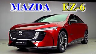 2024 MAZDA EZ-6 NEW - exterior &amp; interior overview
