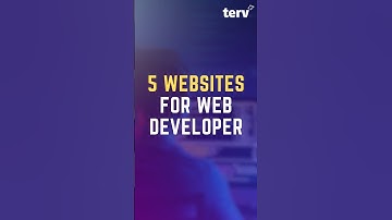 5 amazing websites every Web Developer should know in 2024. #learncode #webdesign #webdevelopment