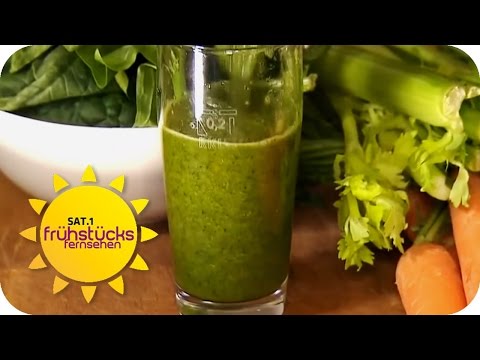 Green Smoothie | Detox | Ingwer und Zitrone | Fitness Rezepte zum Abnehmen. 