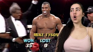 BOXING NOOB REACTS TO When Tyson Petrified Michael Spinks