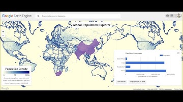 Global Population Explorer using Global Human Settlement Layer (JRC) through Google Earth Engine
