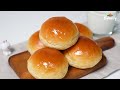 [SUB] 부드럽고 폭신한 모닝빵 만들기(손반죽) Soft and Fluffy Dinner Rolls | 버니파이Bunnify