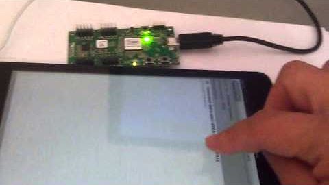 iOS 與硬體周邊課程  柯博文老師 範例 8-1 藍芽4.0 執行結果