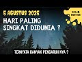 Hari Ini Bumi Muter Lebih Cepat! Masihkah 24 Jam? | Fakta 5 Agustus 2025