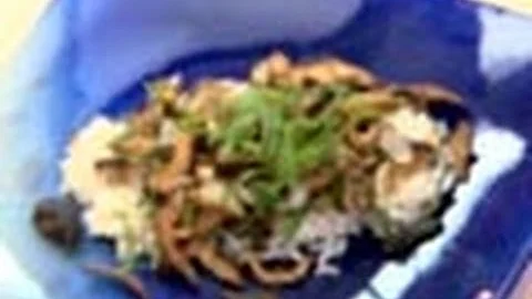 Vicky cooks up tea flavoured rice