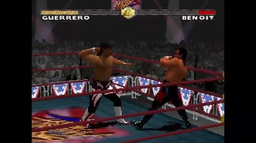 WCW NITRO: EDDIE GUERRERO VS CHRIS BENOIT #WWE #RETRO #GAMEPLAY PS1