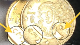 Rare 10 Euro Cent Italy 2002