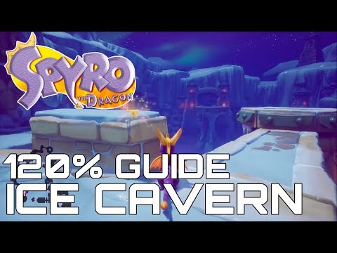 Spyro The Dragon (Reignited) 120% Guide ICE CAVERN (ALL EGGS, GEMS, DRAGONS...)
