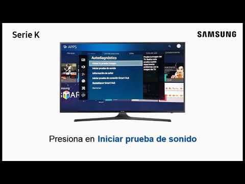 ¿Cómo realizar la prueba de sonido en tu TV Samsung Serie K? - ¿Cómo realizar la prueba de sonido en tu TV Samsung Serie K?