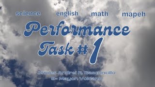 performance task 1(quarter 3)