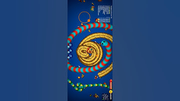 🐍WormsZone.io ❤001 Slither Snake Top01 /Best World Record Snake Epic cacing WormsZoneio #27