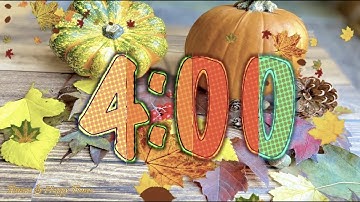 4 Minute FALL Timer // AUTUMN Countdown🍃🍁🍂