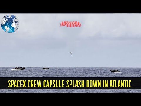 WATCH LIVE: SpaceX Dragon Crew Capsule Landing on Earth