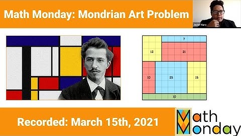 Math Monday: Mondrian Art Problem