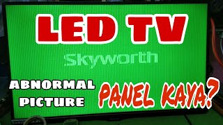 Skyworth led tv repair green screen and shutdown problem done