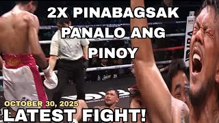 LATEST FIGHT! October 30, 2025 l 2x bumagsak panalo si MARCIAL