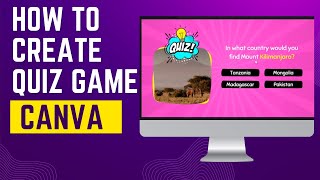 How To Create Quiz Game In Canva | Easy Tutorial screenshot 2