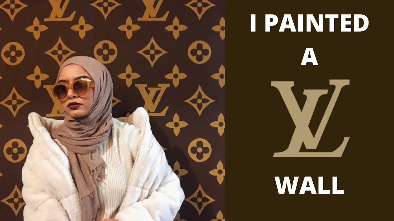 I painted a LOUIS VUITTON WALL 