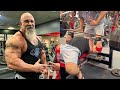 52 year old giant old man benches 620 lbs