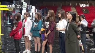 GFRIEND SEVENTEEN Rehearsal - MAMA 2016 Behind #1