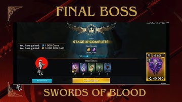 SWORDS OF BLOOD | LEGENDARY RAVEN’s OMEN  | Final HARD Boss | 5 Mil Golds Rewards | Full Action