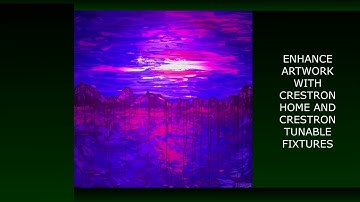 Enhance Artwork with Crestron Tunable Fixtures