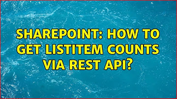 Sharepoint: How to get listitem counts via rest api? (3 Solutions!!)