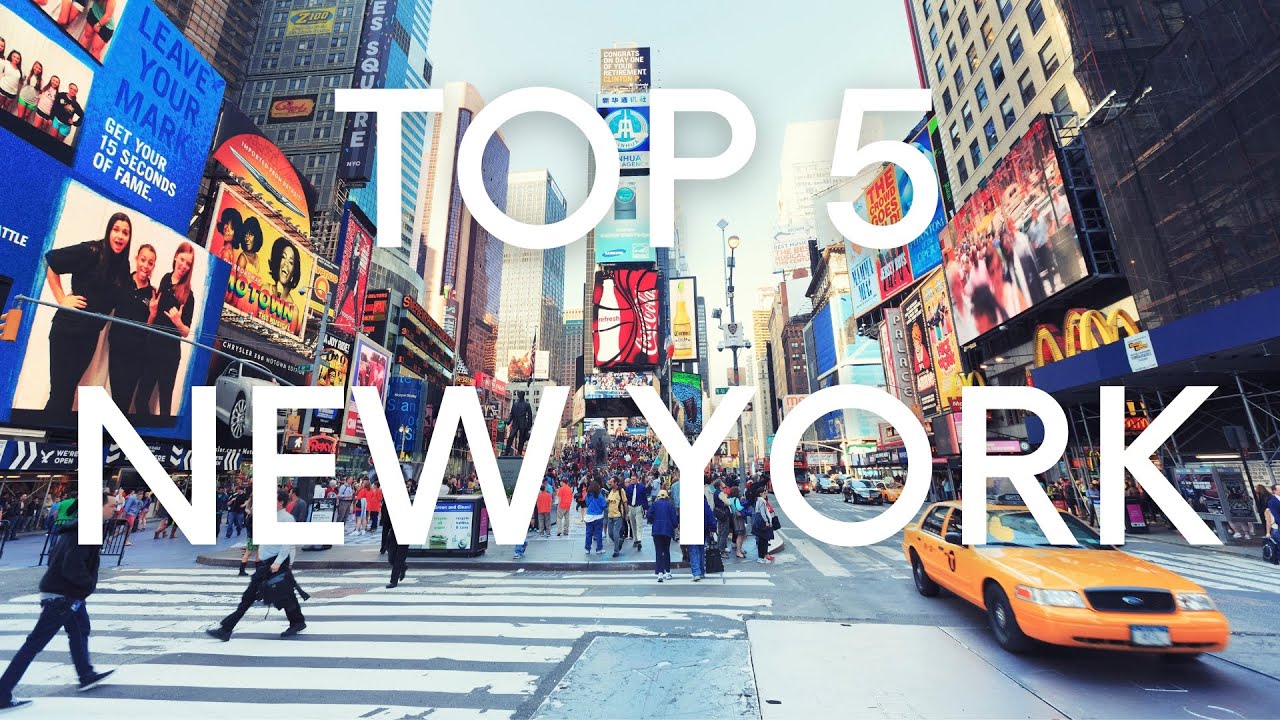 New York Top 5 Must See Attractions and Things to do on Holiday - YouTube