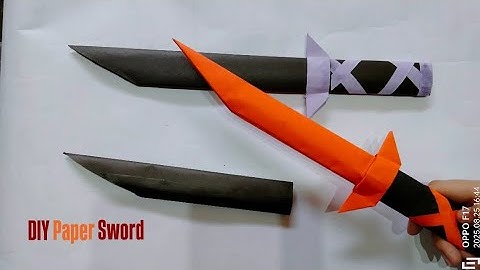 DIY Paper Sword | How to Make an Origami Sword Step by Step 🗡️