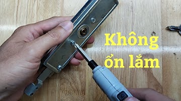 Khám phá bên trong ổ khoá cửa cuốn then ngang liệu có chống trộm