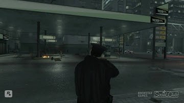 Intense gas station shootout between gang and LCPD - GTA IV LCPD First Response