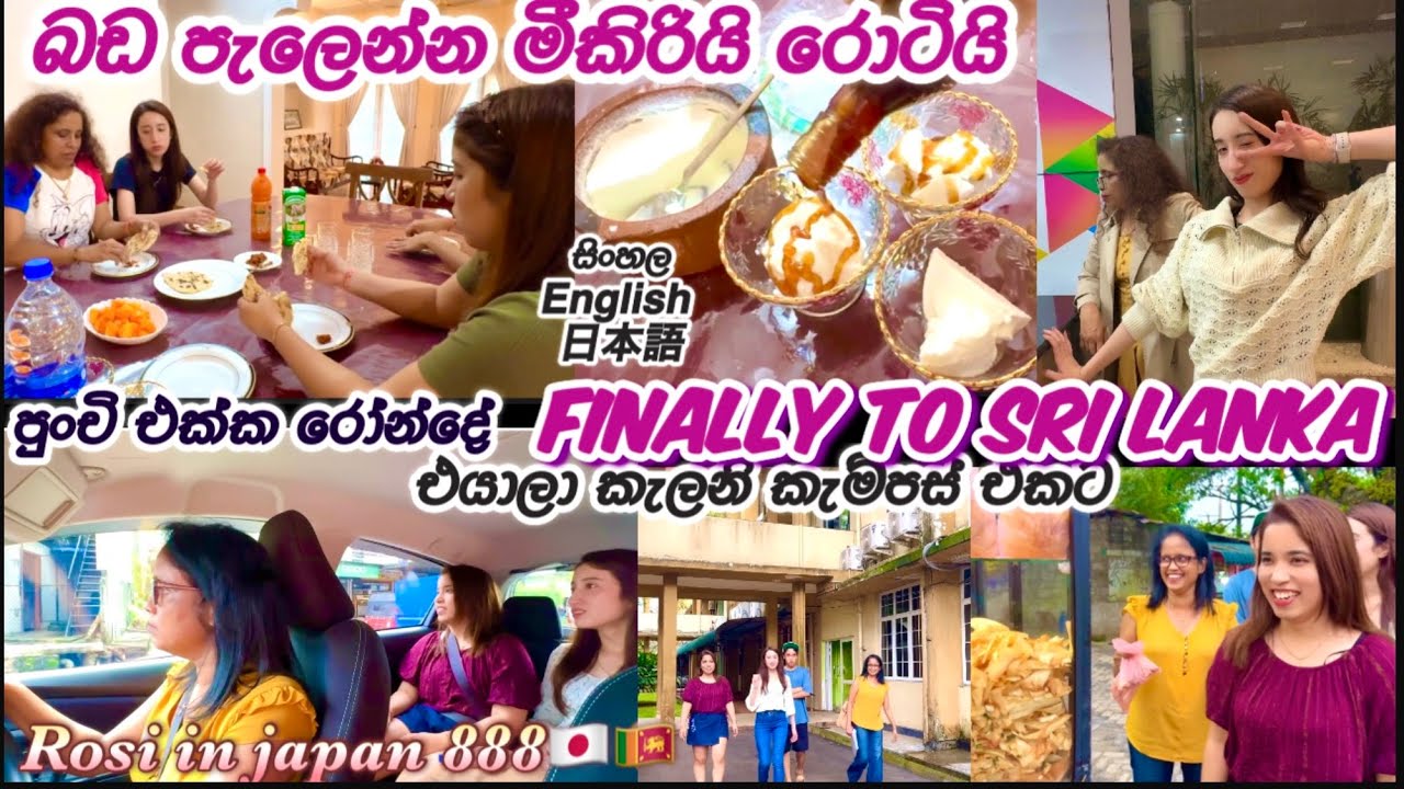 ඒ දවස✈️🇱🇰 Grandchildren travel to Sri Lanka to meet late grandmother🇯🇵 祖母に会い🇱🇰Life in japan 🇯🇵🇱🇰
