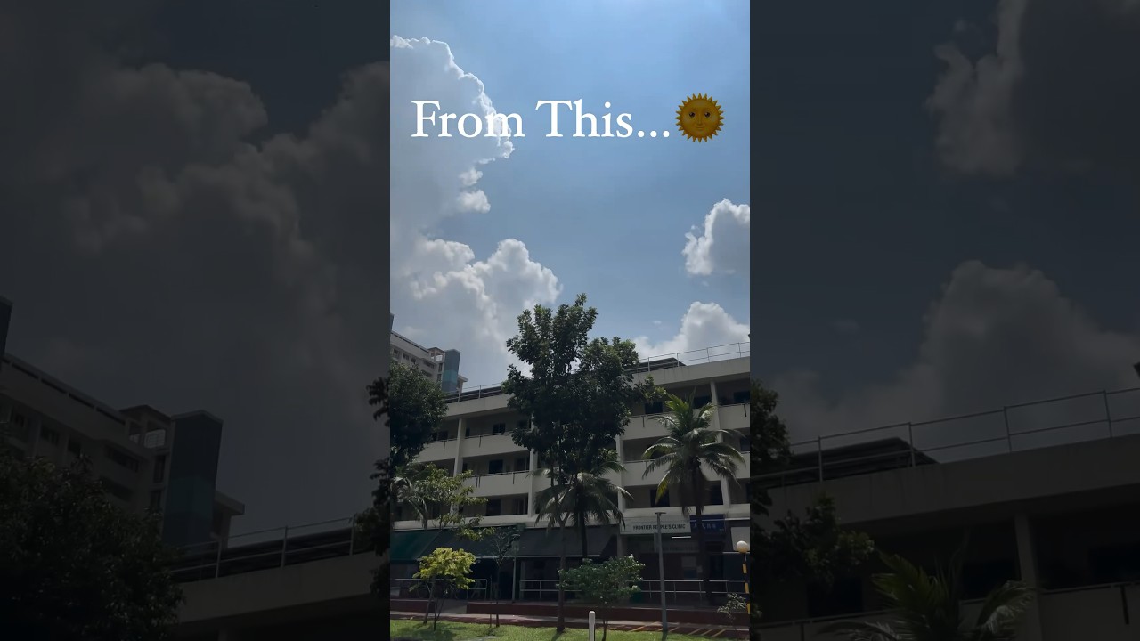 Crazy Singapore πΈπ¬ Weather #singapore #singaporelife #travelpublish #travel