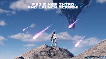 Phantasy Star Online 2: New Genesis Intro and Launch Screen.