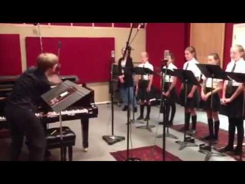 Children of the Madeleine Choir School, rehearsing Words with Wings