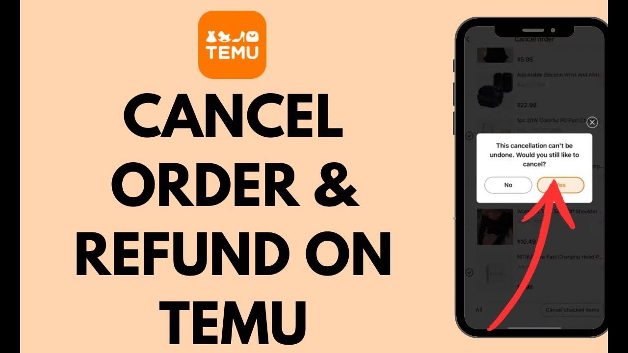 How to Cancel Order and Refund on Temu (EASY) YouTube