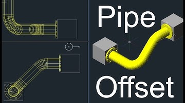 Offsetting Pipe In CAD